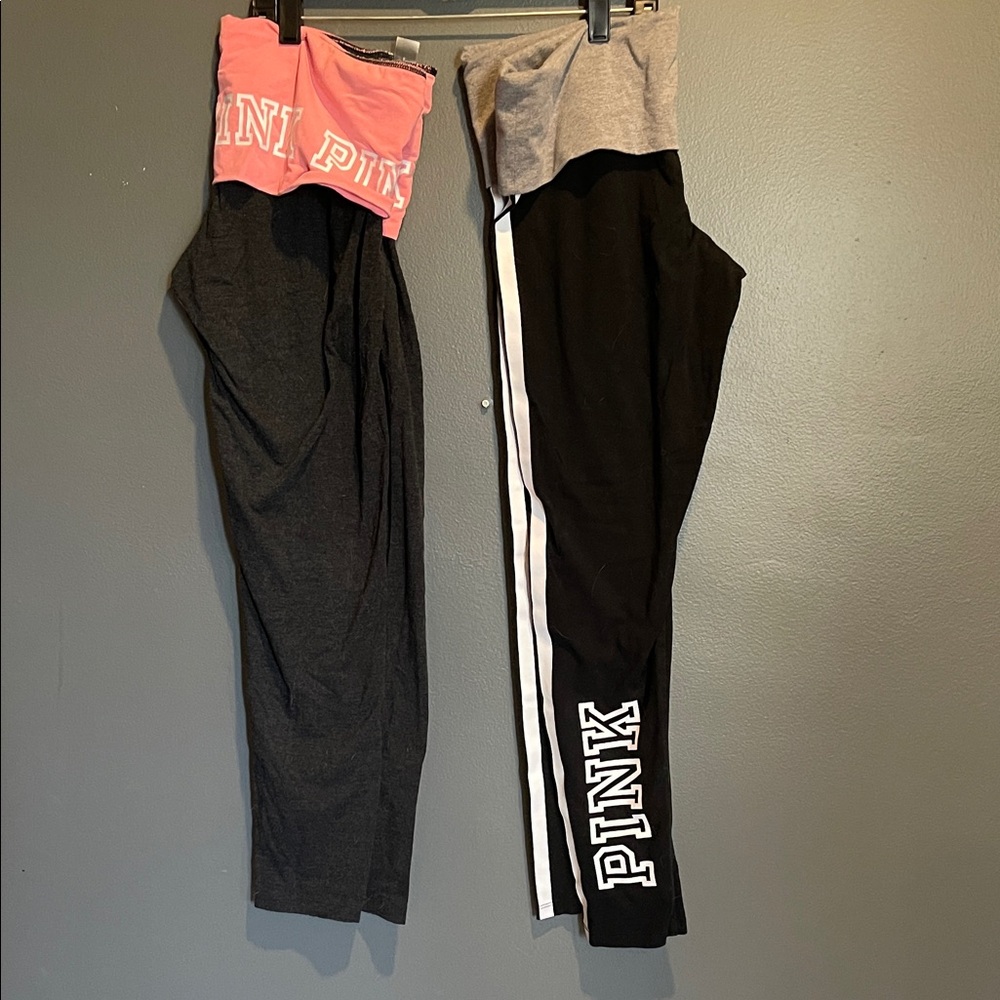 PINK Victoria's Secret Bottoms - Pink, Gray, and Black
